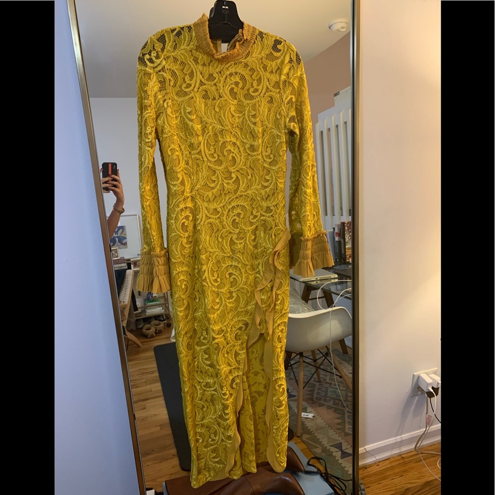 Alexis lace long sleeve dress size small